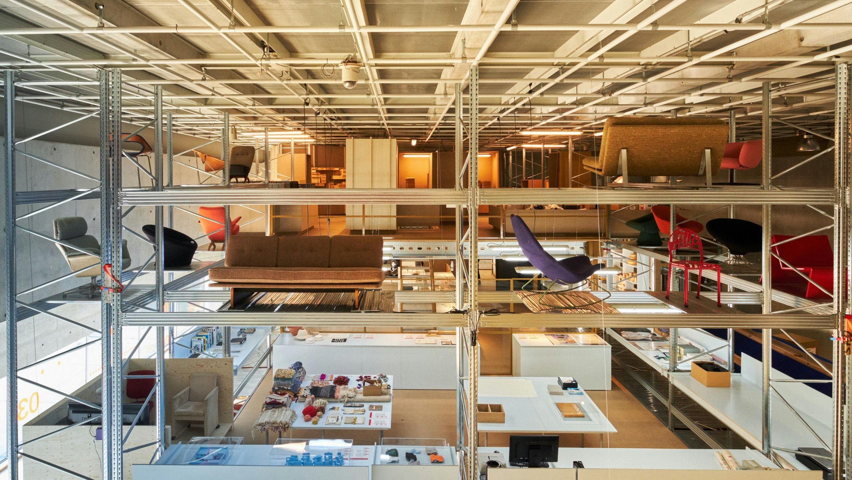 Speculative Design Archive at Het Nieuwe Instituut, 2018. Photo: Johannes Schwartz. 