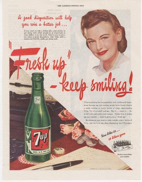 7UP Advertising, 1944-45