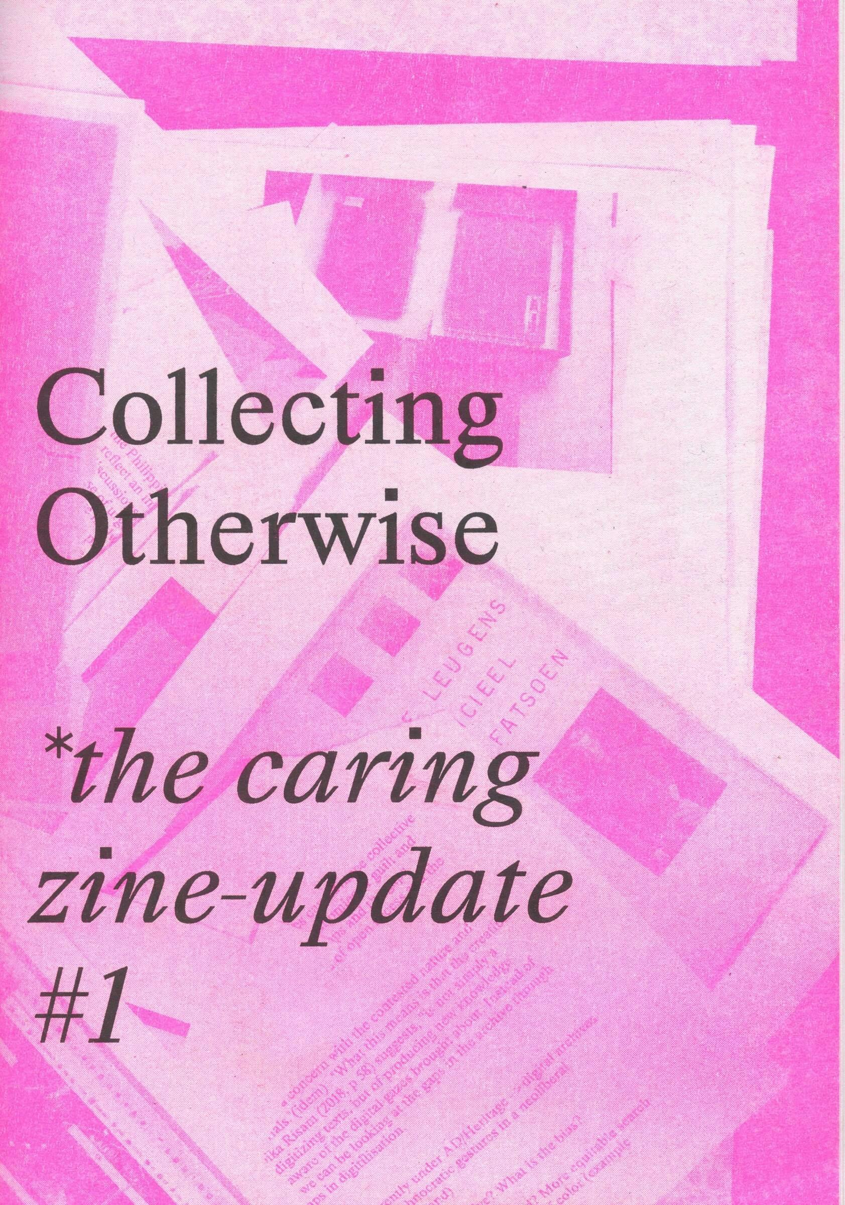 Cover van A Caring Zine Update #1